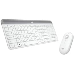 Logitech Teclado QWERTY Inglés (US) Wireless Desktop MK470 Slim Combo