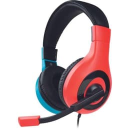 Cascos reducción de ruido gaming con cable micrófono Bigben Switch V1 - Rojo/Azul