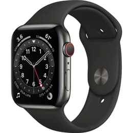 Apple Watch (Series 6) GPS + Cellular 40 mm - Acero inoxidable Negro - Correa deportiva Negro