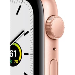Apple Watch (Series SE) GPS 44 mm - Aluminio Oro - Correa deportiva Blanco estrella