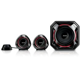 Altavoz Philips SPA5300/10 - Negro/Rojo