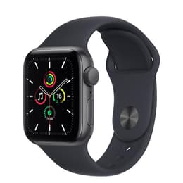 Apple Watch (Series SE) GPS 44 mm - Aluminio Gris espacial - Correa deportiva Azul noche