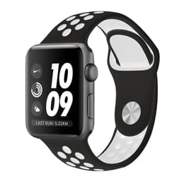 Poner la mesa Ligadura León Apple Watch (Series 3) GPS 42 mm - Aluminio Gris espacial - Correa  Deportiva Nike Negro/Blanco | Back Market