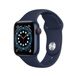 Apple Watch (Series 6) GPS + Cellular 40 mm - Aluminio Azul - Correa loop deportiva Azul
