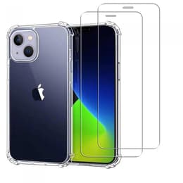 Funda iPhone 13 Mini y 2 protectores de pantalla - - Transparente