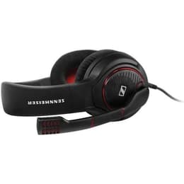 Cascos reducción de ruido gaming con cable micrófono Sennheiser Game One - Negro/Rojo