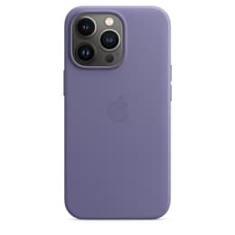 Funda transparente Apple iPhone 13 Pro - Magsafe - Piel Púrpura