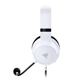Cascos reducción de ruido gaming con cable micrófono Razer Kaira x - Blanco