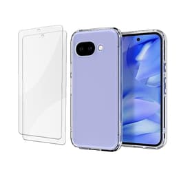 Funda Google Pixel 9a y 2 protectores de pantalla - TPU - Transparente