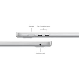 MacBook Air 15" (2023) - M2 de Apple con CPU de 8 núcleos y GPU de 10 núcleos - 8GB RAM - SSD 512GB - QWERTY - Inglés