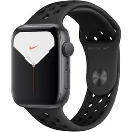Apple Watch Series 5 (2019) GPS 44 mm - Aluminio Gris espacial - Correa Nike Sport Negro
