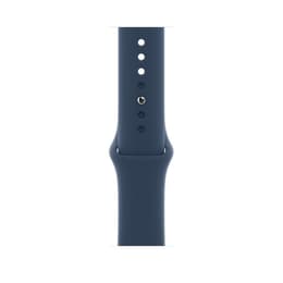 Apple Watch Series 7 (2021) GPS + Cellular 45 mm - Acero inoxidable Grafito - Correa deportiva Azul