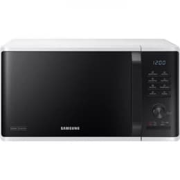 Microondas Micro-ondes solo 23L - SAMSUNG - MS23K3555EW - Blanc - Contrôle électronique + bouton - Fonction maintien au chaud