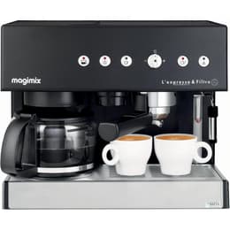 Cafeteras express combinadas Compatible con bolsitas monodosis ESE Magimix 11422 Auto 1,4000L - Negro