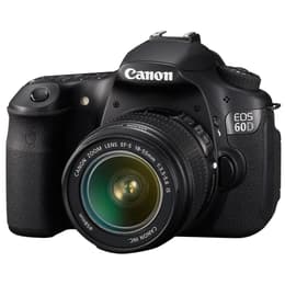 Reflex - Canon EOS 60D - Negro + Lente EF-S 18-55 mm 1: 3.5-5.6 IS