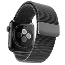 Apple Watch (Series 2) 2016 GPS 42 mm - Acero inoxidable Negro - Milanesa Negro