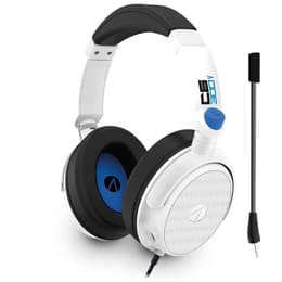 Cascos reducción de ruido gaming con cable micrófono Stealth C6-300 V - Blanco/Azul