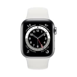 Apple Watch (Series 7) 2021 GPS 45 mm - Aluminio Plata - Correa deportiva Blanco