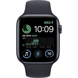 Apple Watch (Series SE) 2022 GPS 44 mm - Aluminio Medianoche - Correa deportiva Midnight