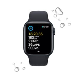 Apple Watch (Series SE) 2022 GPS 44 mm - Aluminio Medianoche - Correa deportiva Midnight