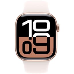 Apple Watch Series 10 (2024) GPS + Cellular 46 mm - Aluminio Oro rosa - Correa deportiva