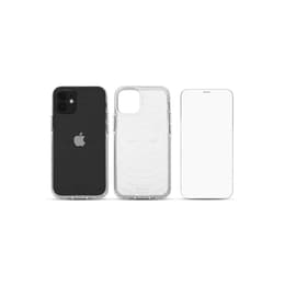 Back Market Funda iPhone 12 mini y pantalla protectora - GRS 4.0 Plástico reciclado - Transparente