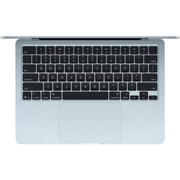 MacBook Air 13" (2025) - M4 de Apple con CPU de 10 núcleos y GPU de 8 núcleos - 16GB RAM - SSD 256GB - Pantalla estándar - QWERTY - Inglés