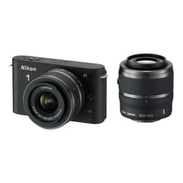 Nikon 1 J1 - negro + Nikkor 1 10-30 mm f/3.5-5.6 + lente 30-110 mm f/3.8-5.6