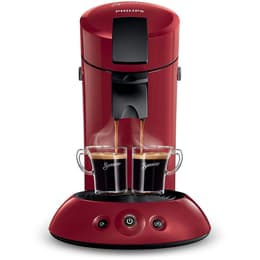 Cafeteras monodosis Compatible con Senseo Philips HD7817/91 L - Rojo