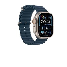 Apple Watch Ultra (2022) GPS + Cellular 49 mm - Titanio Titanio natural - Correa Ocean Azul