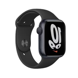 Apple Watch Series 7 (2021) GPS + Cellular 45 mm - Aluminio Medianoche - Correa deportiva Negro