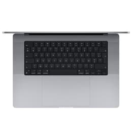 MacBook Pro 16" (2021) - M1 Pro de Apple con CPU de 10 núcleos y GPU de 16 núcleos - 16GB RAM - SSD 512GB - AZERTY - Francés