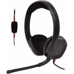Cascos reducción de ruido gaming con cable micrófono Plantronics 308 - Negro