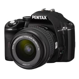 Réflex - Pentax K-m Negro + objetivo Pentax SMC Pentax-DAL 18-55mm f/3.5-5.6 AL