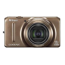Compacto Nikon Coolpix S9200 - Marrón