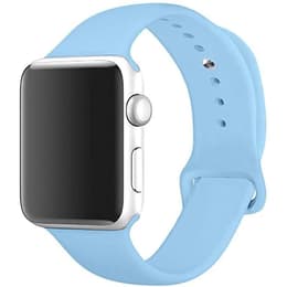 Apple Watch (Series 3) 2017 GPS 38 mm - Aluminio Plata - Deportiva Azul Claro