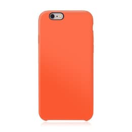 Funda iPhone 6 Plus/6S Plus y 2 protectores de pantalla - Silicona - Naranja