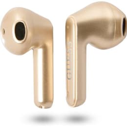 Cascos micrófono Guess TWS Earbuds Gold Triangle - Oro