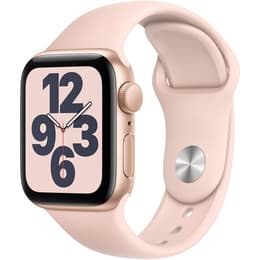 Apple Watch (Series SE) 2020 GPS 44 mm - Aluminio Oro - Correa deportiva Rosa