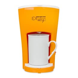 Cafeteras Sin cápsulas Italian Design IDECUCOF01 Funny Pro Coffee Maker 0,1500L - Blanco/Naranja
