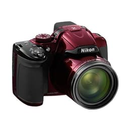 Cámara Bridge Nikon Coolpix P520 - Rojo + Objetivo Nikkor 42X Wide Optical Zoom ED VR 24-1000mm f/3-5.9