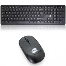 Simpletek Teclado AZERTY Francés Wireless MK03B
