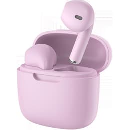Auriculares Earbud Bluetooth - Bigben Connected Ecouteurs ColorBuds True Wireless Bouton Google Assistant & Siri Rose Bigben