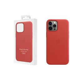 Funda de piel Apple iPhone 12 Pro Max - Magsafe - Piel Rojo