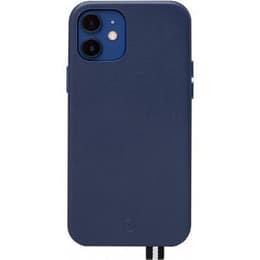 Funda iPhone 12 Mini - Piel - Azul