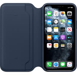 Leather Folio Apple iPhone 11 Pro - Piel Azul