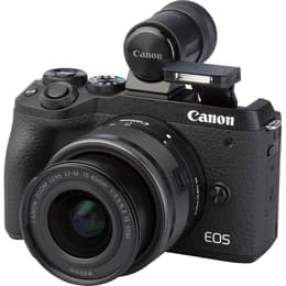 Réflex EOS M6 Mark II - Negro + Canon EF-M 15-45mm f/3.5-6.3 IS STM f/3.5-6.3