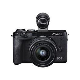 Réflex EOS M6 Mark II - Negro + Canon EF-M 15-45mm f/3.5-6.3 IS STM f/3.5-6.3