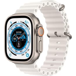Apple Watch (Ultra) 2022 GPS 49 mm - Titanio Gris - Correa Ocean Blanco