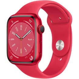 Apple Watch (Series 8) 2022 GPS 45 mm - Aluminio Rojo - Correa deportiva Rojo